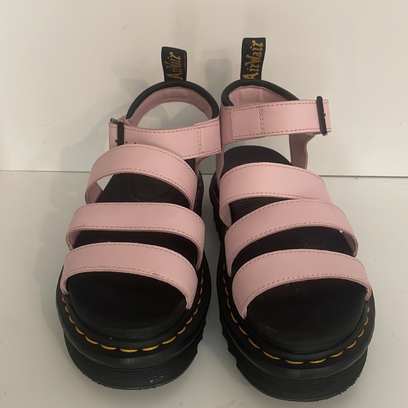 Light Pink Doc Marten Platform Sandals - Picture 4 of 4